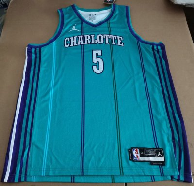 Maillot de Basket #5 Williams Charlotte Hornets 23-24 retro Vert